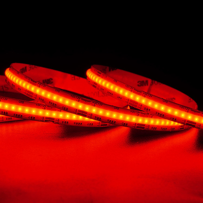 COB LED স্ট্রিপ 12V 810LEDs/m উচ্চ ঘনত্ব নরম নমনীয় COB RGB টেপ LED আলো