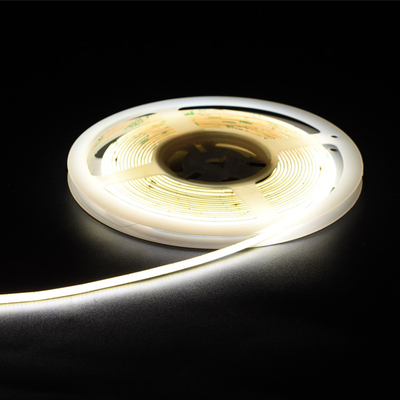 উচ্চ ঘনত্ব 528LEDs / M অতি পাতলা 4.5 মিমি নমনীয় COB LED স্ট্রিপ লাইট ((চিপ-অন-বোর্ড) আলোর জন্য ক্যাবিনেট, তাক আলো