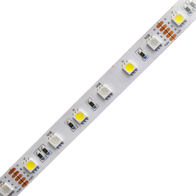 রঙ পরিবর্তনকারী LED স্ট্রিপ লাইট অ্যাড্রেসেবল স্মার্ট আরজিবি ডব্লিউ হোয়াইট 24V ডিসি 5050 জলরোধী