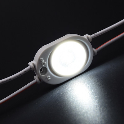 SMD2835 1 LED মডিউল 180 ডিগ্রি লেন্স সহ 50-100 মিমি গভীরতা হালকা বাক্স এবং চ্যানেল অক্ষরের জন্য