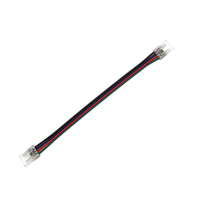RGB LED স্ট্রিপ সংযোগকারী তারের 10mm PCB প্রস্থ 4Pin