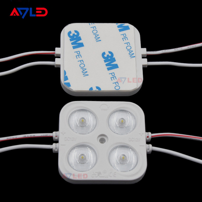 12v 4w নেতৃত্বাধীন ইনজেকশন মডিউল বহিরঙ্গন বিজ্ঞাপন smd 2835 বর্গ 4 নেতৃত্বাধীন মডিউল উচ্চ মানের