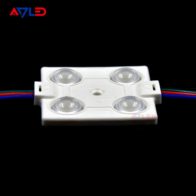 LED বিজ্ঞাপন চিহ্নের জন্য RGB LED মডিউল লাইট 12V 1.44W 4 SMD 5050 জলরোধী মডিউল মডুল