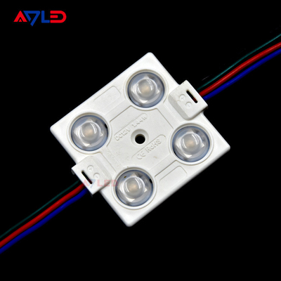 LED বিজ্ঞাপন চিহ্নের জন্য RGB LED মডিউল লাইট 12V 1.44W 4 SMD 5050 জলরোধী মডিউল মডুল