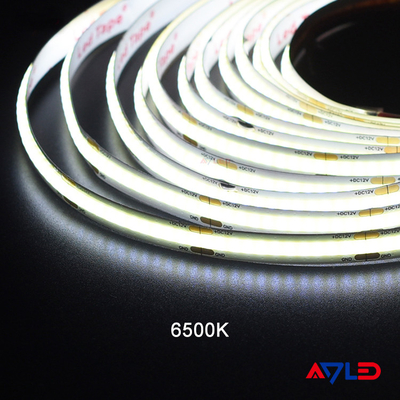 336LED উচ্চ ঘনত্ব COB LED স্ট্রিপ লাইট 24VDC আলোর জন্য নমনীয় প্রকল্প