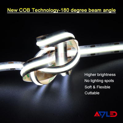 3000k CRI90 Cob নরম লাইট ভাল দাম 5 মিটার / রিল 528LEDS