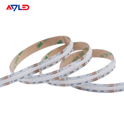 COB LED স্ট্রিপ 12V 810LEDs/m উচ্চ ঘনত্ব নরম নমনীয় COB RGB টেপ LED আলো