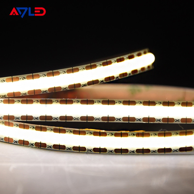 COB LED স্ট্রিপ লাইট উচ্চ ঘনত্ব নমনীয় FOB 528 LEDs/m ছোট কাটা LED লাইট টেপ
