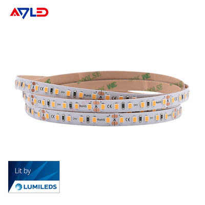 SMD 2835 Lumileds LED স্ট্রিপ লাইট ডিম্মেবল 12V 24V ট্রিমেবল আউটডোর ওয়াটারপ্রুফ