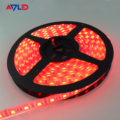RGB 5050 লাল রঙ LED স্ট্রিপ লাইট, 60 / মি, 10mm প্রশস্ত, 5m রিল পাইকারি দ্বারা