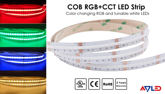 রান্নাঘরের ক্যাবিনেটের রঙ পরিবর্তনের জন্য কাস্টম COB আরজিবি ডিমেবল নমনীয় LED স্ট্রিপ লাইট