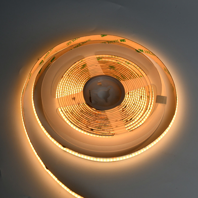শীর্ষ রেটেড টিউনযোগ্য হোয়াইট এলইডি স্ট্রিপ সিওবি সিসিটি ডটলেস লাইট ডিসি 24 ভোল্ট নিয়মিত 2700 কে থেকে 6500 কে