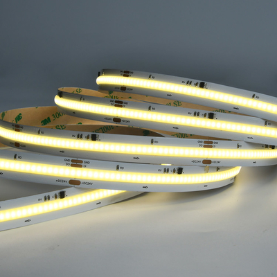 14W/M LED Pure White Digital COB Strip Light 420 LED IP20 24V 5 মিটার প্রতি রোল