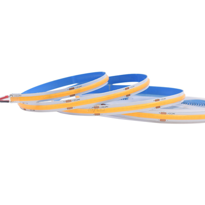 320 LEDs COB স্ট্রিপ লাইট উষ্ণ সাদা 6500K রঙের তাপমাত্রা সিই RoHS সার্টিফাইড 3- 12V/24V