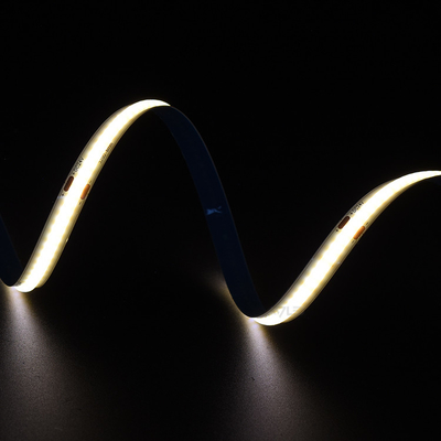COB LED স্ট্রিপ লাইট ডিমমেবল লিনিয়ার ডিসি 12V 24V 16.4ft/5M 320leds/M CRI90 আলো