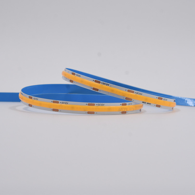 10W/M FCOB 8mm 480LEDs/M COB রিল টু রিল LED স্ট্রিপ লাইট উচ্চ ঘনত্ব FOB রৈখিক রিবন আলো