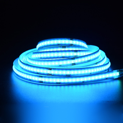5 মিটার ফুল কালার হাই এলইডি ডেনসিটি DC12V 630LEDs/M RGB COB LED স্ট্রিপ লাইট IP20 রেট
