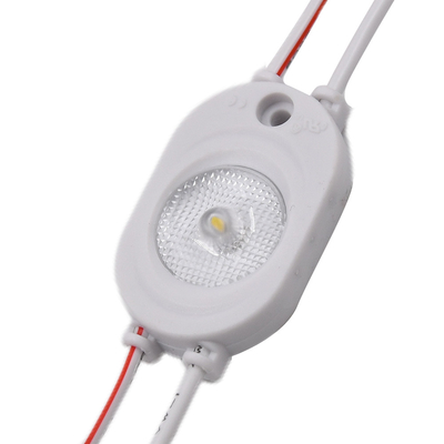 5 বছর জীবনকাল বহিরঙ্গন / অভ্যন্তরীণ জলরোধী DC12V 1W 1 চিপ হোয়াইট রঙ 2835 SMD LED মডিউল