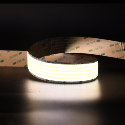 রৈখিক নমনীয় CRI 90 COB LED স্ট্রিপ 5000mm 6500K সাদা রঙ 4600LM/M ইউরোপীয় বাজারে
