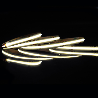 12V/24V 528 COB LED চিপ উচ্চ উজ্জ্বলতা এবং দীর্ঘ জীবনকাল সহ নমনীয় LED স্ট্রিপ