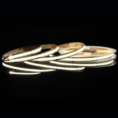 12V/24V 528 COB LED চিপ উচ্চ উজ্জ্বলতা এবং দীর্ঘ জীবনকাল সহ নমনীয় LED স্ট্রিপ
