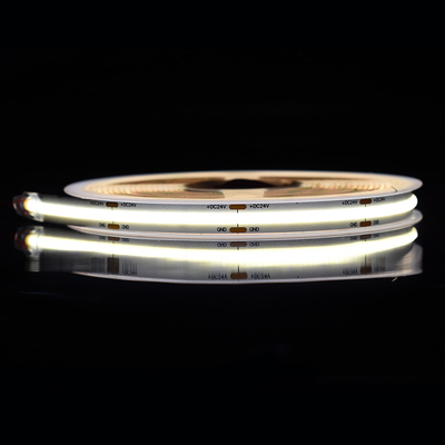 COB LED স্ট্রিপ 528 চিপ সহ 8mm প্রস্থ এবং 3000k 4000k এবং 6500k রঙের বিকল্প পর্দা বিলবোর্ডের জন্য