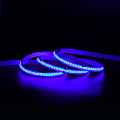 576LEDs/m COB RGB LED স্ট্রিপ লাইট 3 বছর ওয়ারেন্টি DC24V 10mm Pcb Borad IP20/IP65