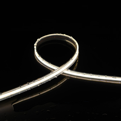 480 LEDs/m COB LED স্ট্রিপ 12V/24V 5m দৈর্ঘ্য উষ্ণ/শীতল সাদা দাগ মুক্ত নমনীয় নকশা