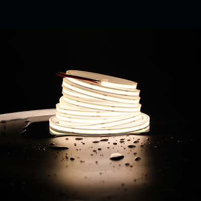 12V/24V ওয়াটারপ্রুফ COB LED স্ট্রিপ 480 LEDs/m চাহিদাপূর্ণ পরিবেশের জন্য আদর্শ