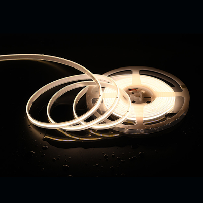 COB DC24V নমনীয় LED স্ট্রিপ লাইট 480leds / মি রিল থেকে রিল সাদা রঙের তাপমাত্রা 3 বছরের ওয়ারেন্টি সহ আইপি 20 রেটযুক্ত