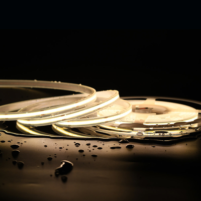 10mm PCB COB LED স্ট্রিপ 480 LEDs IP20/IP67 জলরোধী DC12V/DC24V CRI 90 8MM PCB প্রস্থ