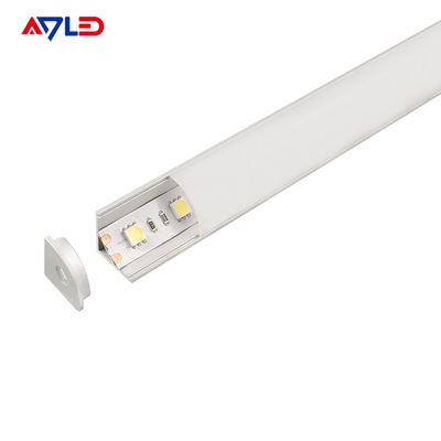 LED স্ট্রিপ প্রোফাইল চ্যানেল লাইট ডিফিউজার কোণ এক্সট্রুশন চ্যানেল LED স্ট্রিপ জন্য ADP-1616B