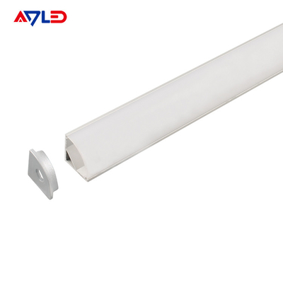 16 * 16mm ঝুলন্ত নেতৃত্বাধীন অ্যালুমিনিয়াম anodized অ্যালুমিনিয়াম এক্সট্রুশন নেতৃত্বাধীন প্রোফাইল পৃষ্ঠ কোণায় মাউন্ট নেতৃত্বাধীন হালকা স্ট্রিপ প্রোফাইল