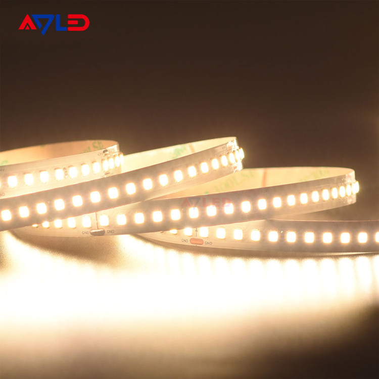 DC12V 24v 2835 LED স্ট্রিপ 180 LED/m নমনীয় LED দড়ি LED ল্যাম্প 5m / রোল ইনডোর এবং আউটডোর ব্যবহার