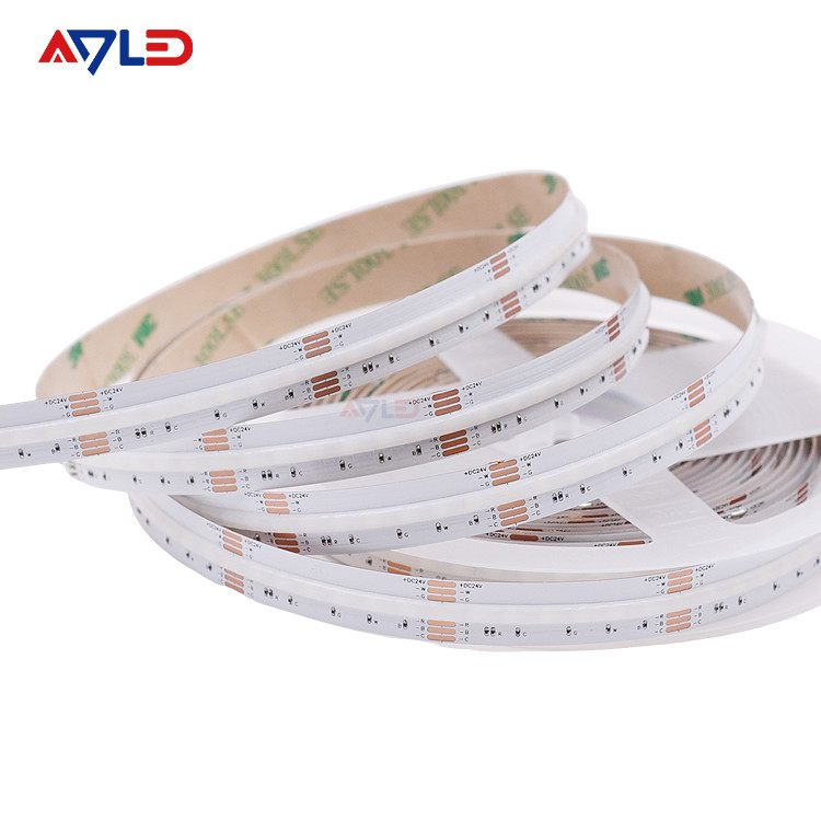 অভ্যন্তরীণ সাজসজ্জার জন্য জলরোধী IP67 16w RGB CCT COB LED স্ট্রিপ ক্রিসমাস লাইট