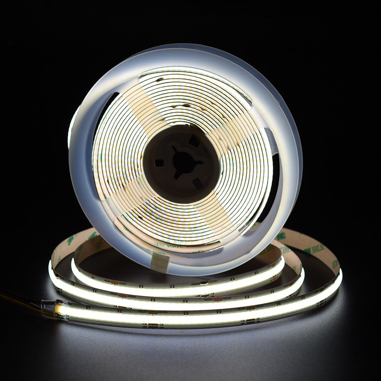 পেশাদার 5m 10m 12v 24v CCT Cob লাইট স্ট্রিপ ইন স্টক Cob LED স্ট্রিপ