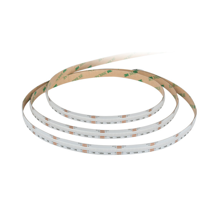 COB LED স্ট্রিপ 12V 810LEDs/m উচ্চ ঘনত্ব নরম নমনীয় COB RGB টেপ LED আলো