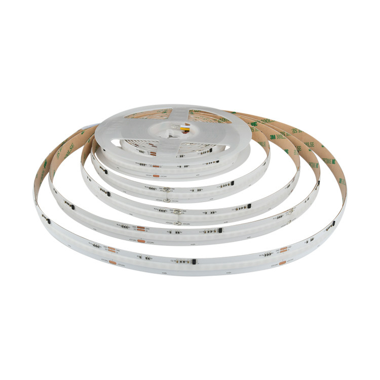 বহু রঙের পরিবর্তন COB RGBIC ডিজিটাল অ্যাড্রেসযোগ্য LED স্ট্রিপ লাইট 630LEDs/M 16.4ft/5M