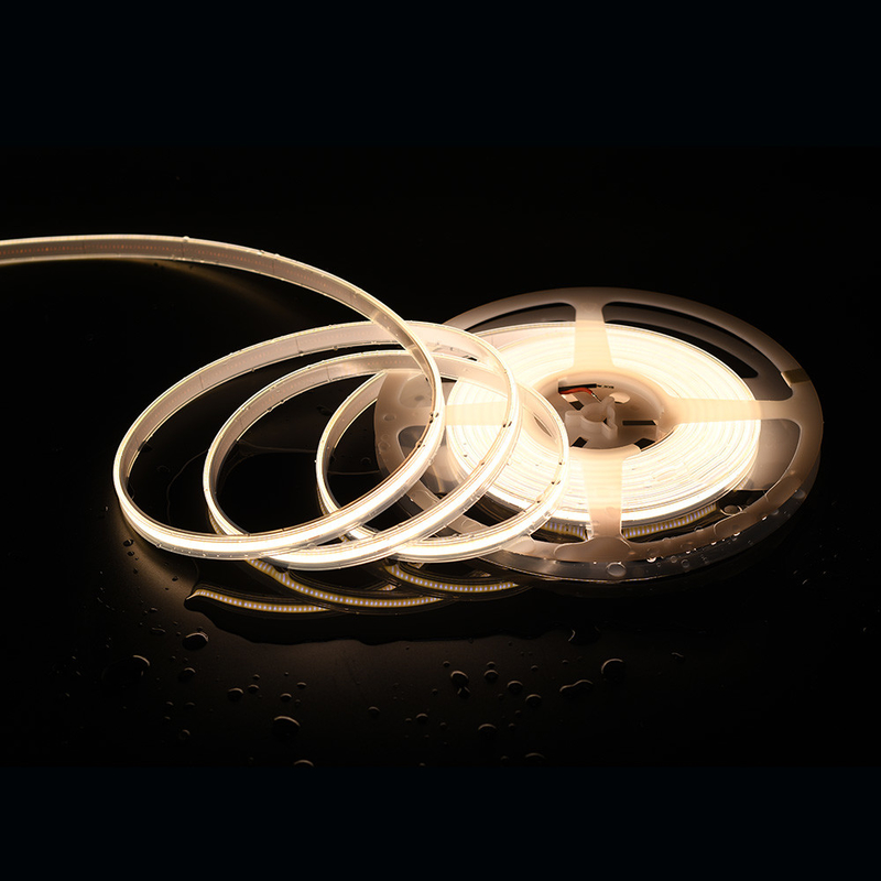 COB DC24V নমনীয় LED স্ট্রিপ লাইট 480leds / মি রিল থেকে রিল সাদা রঙের তাপমাত্রা 3 বছরের ওয়ারেন্টি সহ আইপি 20 রেটযুক্ত