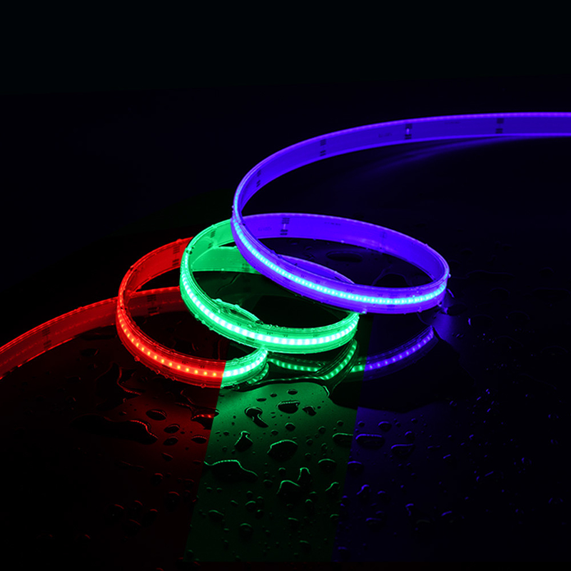 IP20 Rgbw Rgb Cob LED স্ট্রিপ লাইট 12V 24V পিক্সেল নমনীয় ইমিটিং অ্যাড্রেসযোগ্য কোব নেতৃত্বাধীন স্ট্রিপ